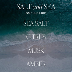 Sweet Water Decor Sea Salt Citrus diffuser reeds delivering a gentle, even fragrance.