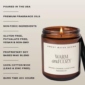 Sweet Water Decor cinnamon-ginger-clove scent adds cozy spice to any room