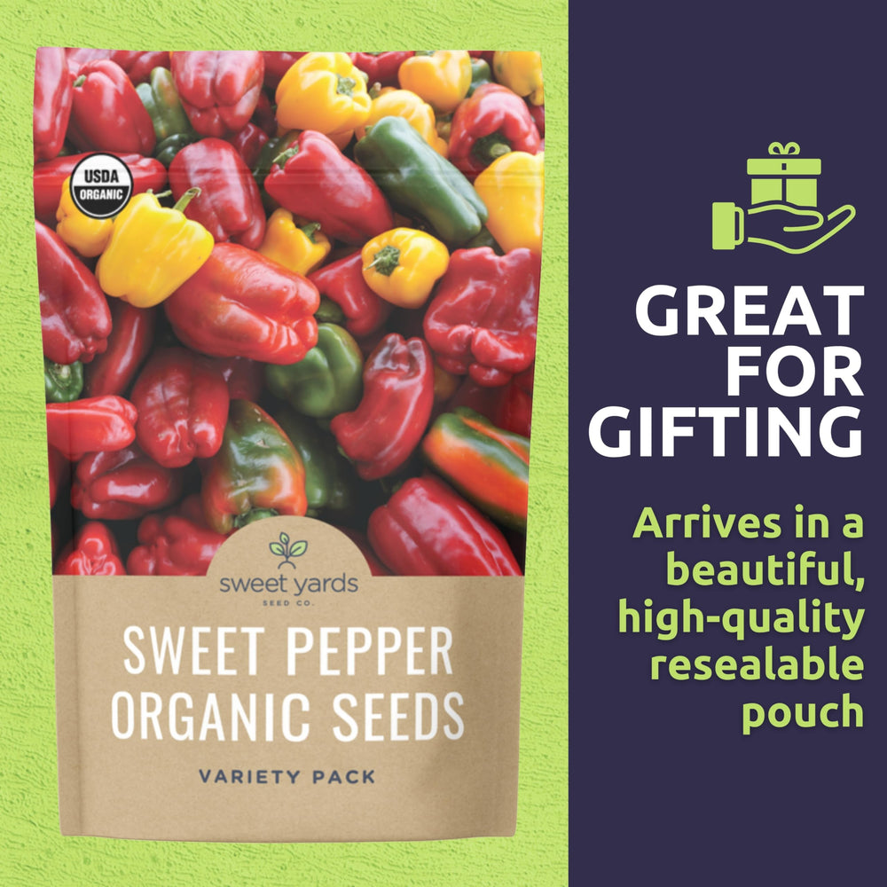 Sweet Yards Dulce Corno Di Toro seeds for flavorful peppers