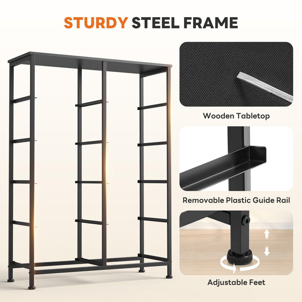 Sweetcrispy adjustable legs provide stable placement on uneven floors.