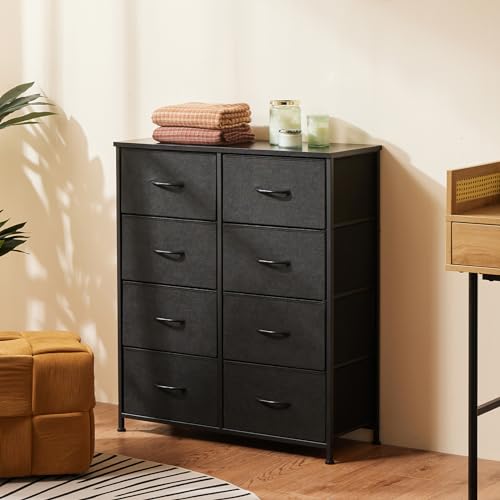 Sweetcrispy dresser eight drawers provide ample storage for clothes and accessories