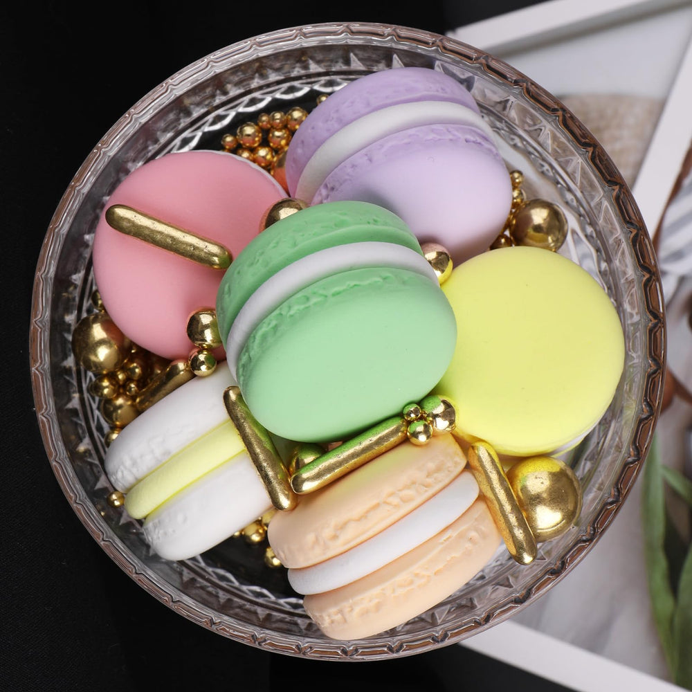 SweetGrove Gold Pearl Sprinkles elevate cookie decorating with a luxurious touch.