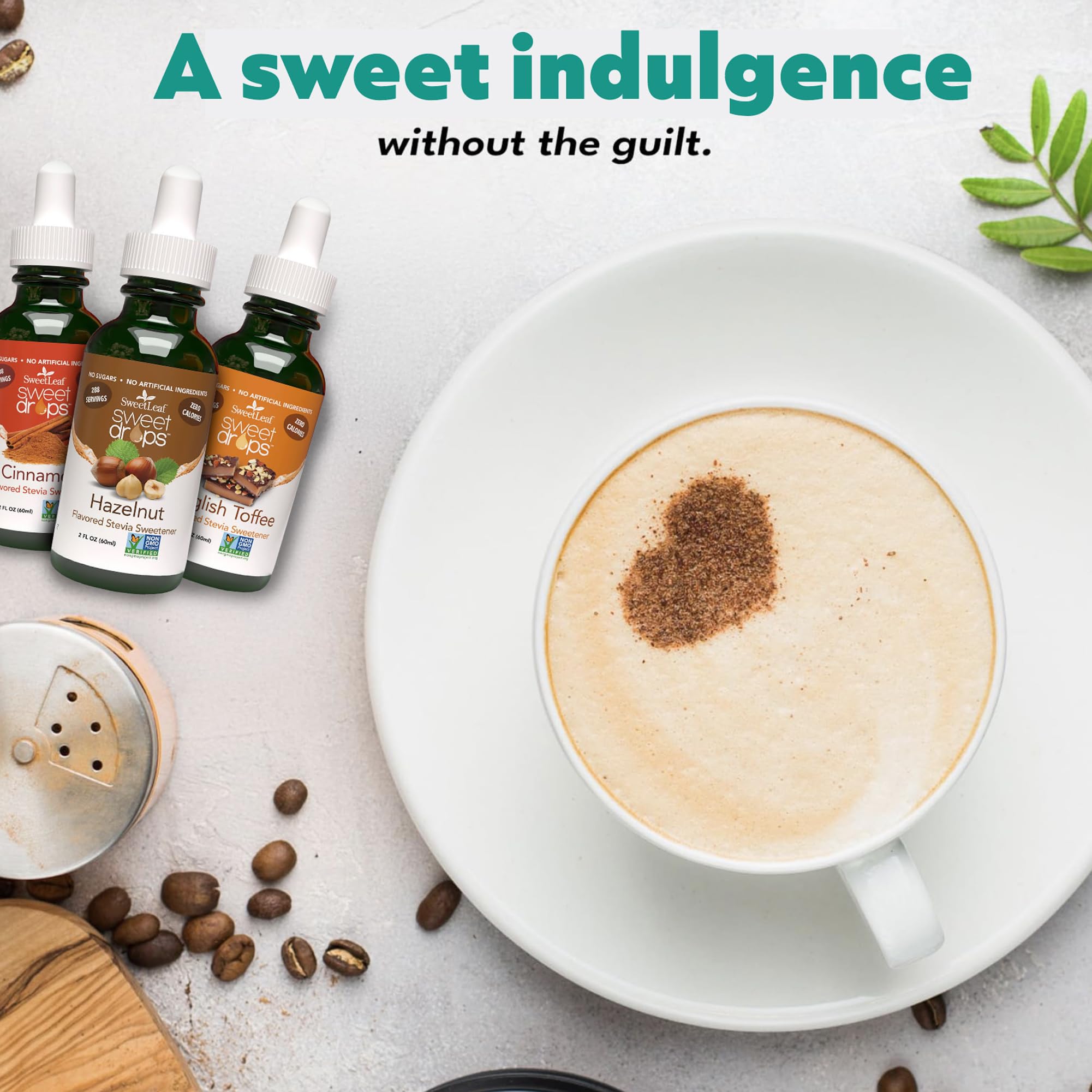 SweetLeaf English Toffee Sweet Drops used in baking for zero-calorie flavor