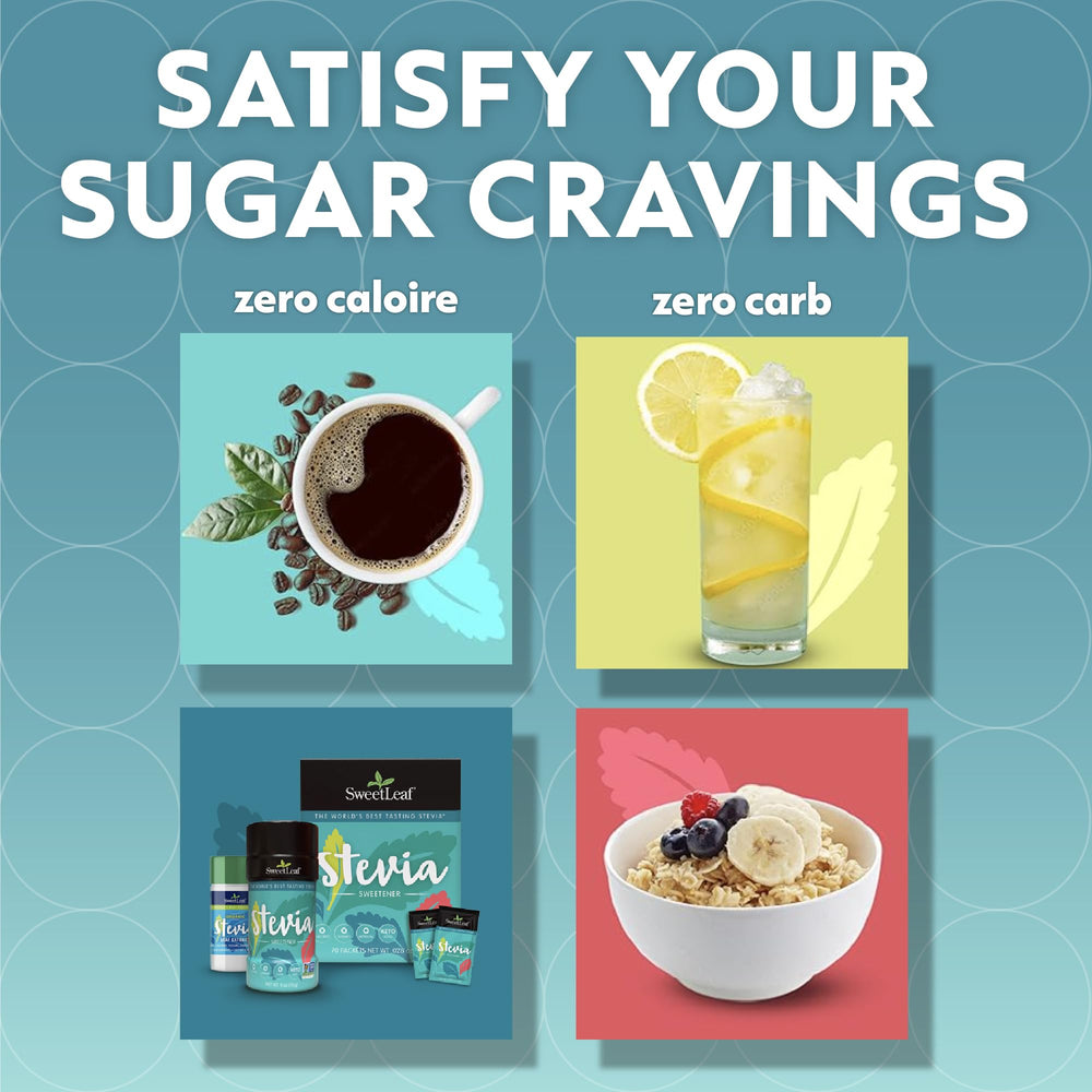 SweetLeaf Stevia Packets are gluten-free and non-GMO for conscious choices.