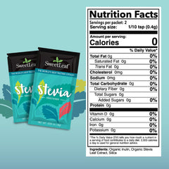SweetLeaf Stevia Packets on the go add quick, calorie-free sweetness.