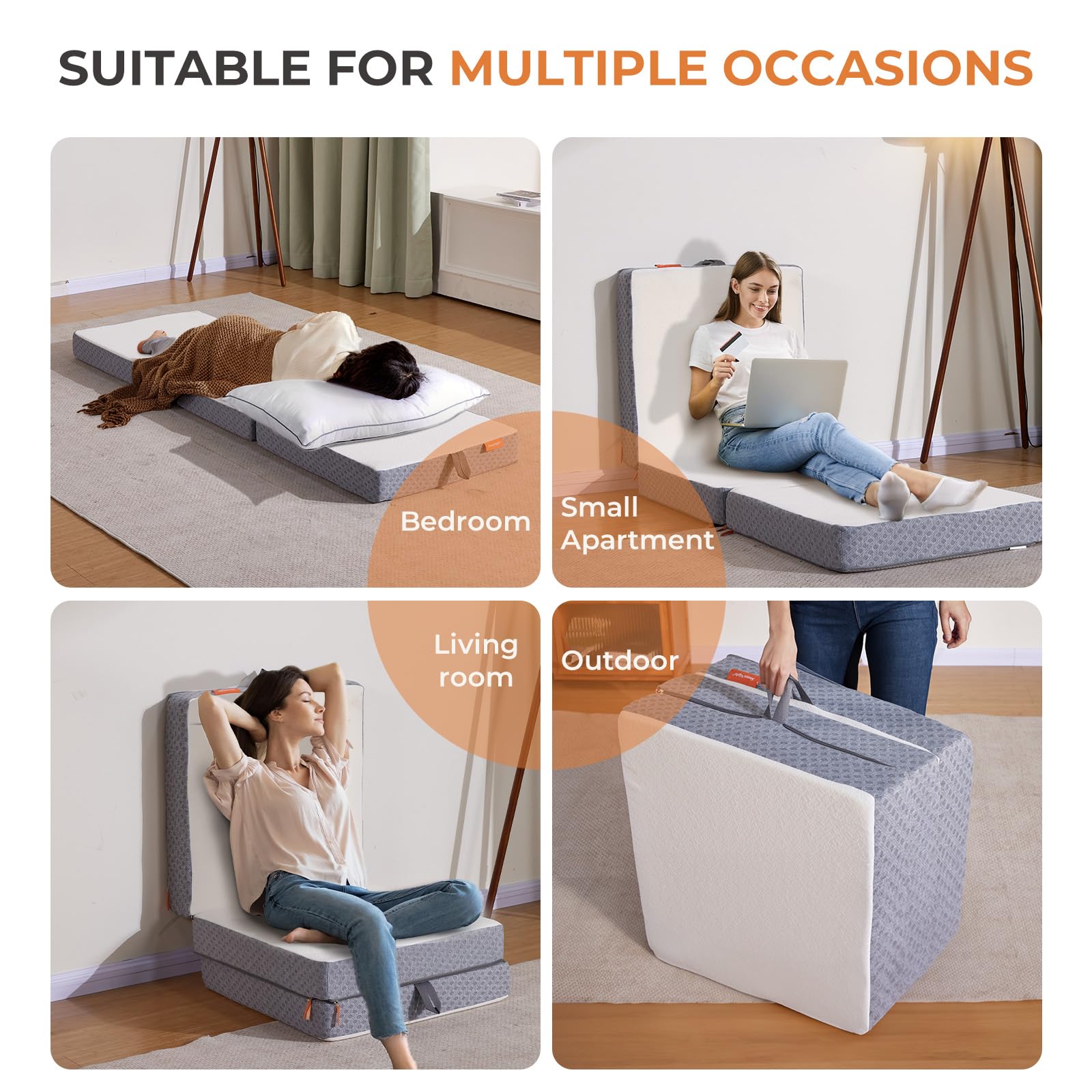 Sweetnight mattress ideal for camping or RV trips.