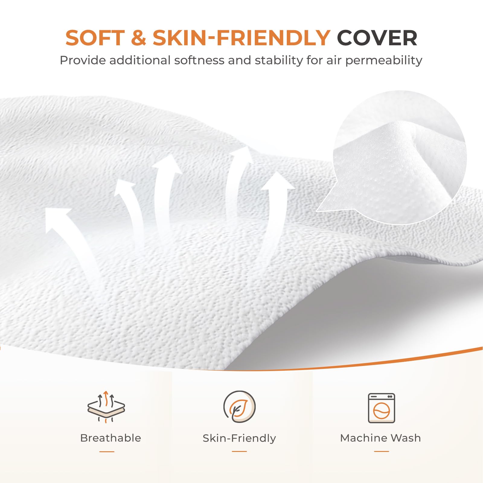 Sweetnight tri-folding mattress features easy-carry handles for quick setup.