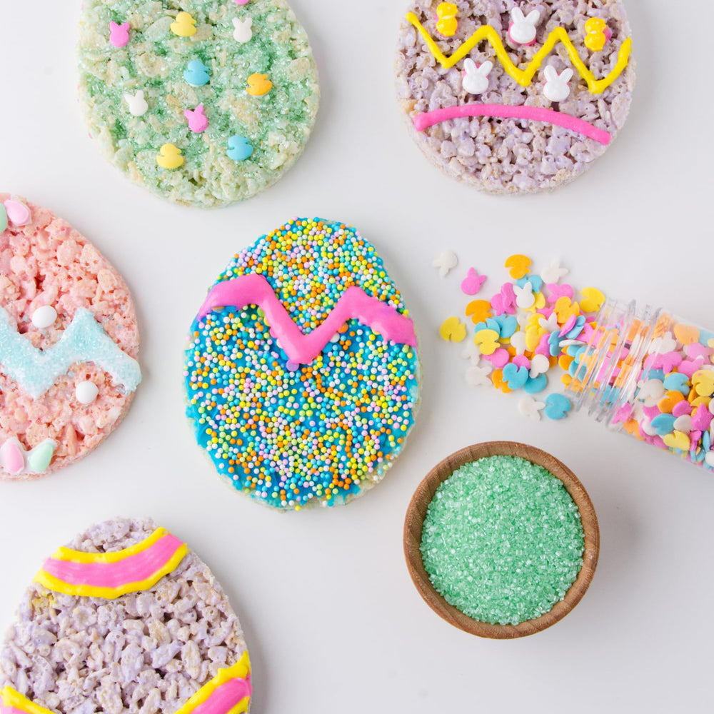 Sweets Indeed Easter Sprinkles dessert bars toppings enable quick festive embellishments.