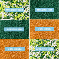 Natural dyes six-cell decorating set from Sweets Indeed for creative designs