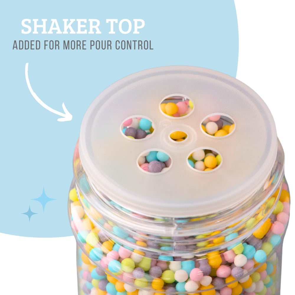 Sweets Indeed nonpareil sprinkles on cookies add festive charm.