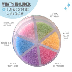 Sweets Indeed pastel sugar sprinkles on cookies for festive decor
