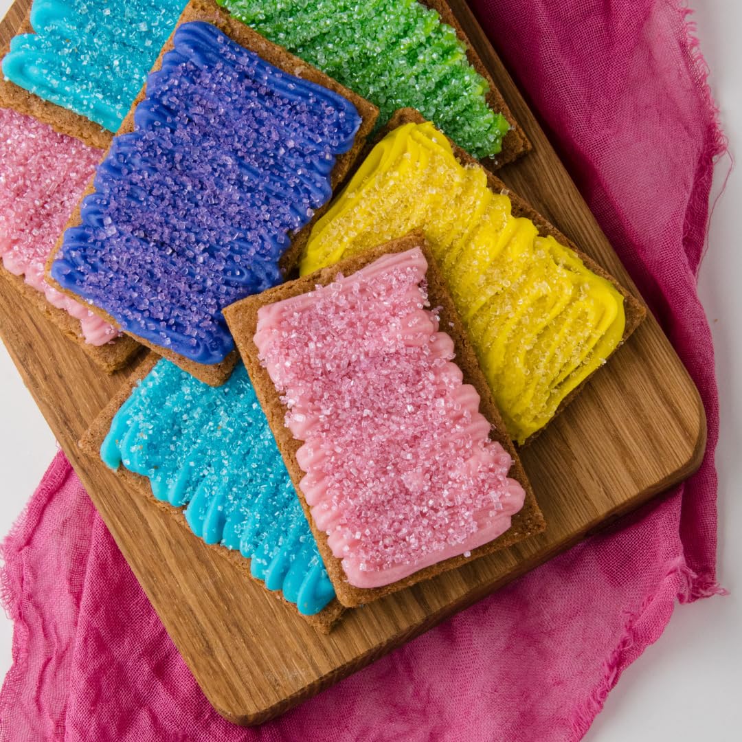 Sweets Indeed sprinkles on dessert bars for cohesive color