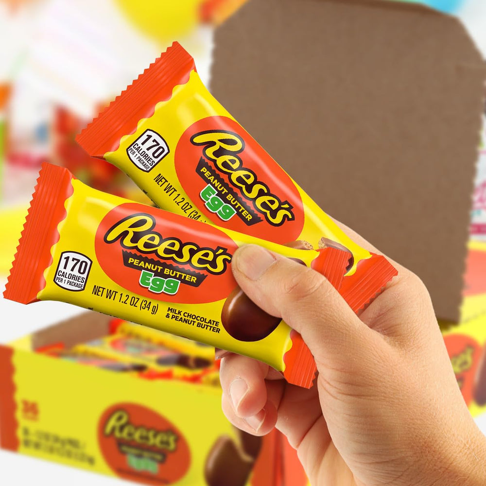 SWEETSIDE CANDY CO. Easter chocolate eggs with Reese's peanut butter center.