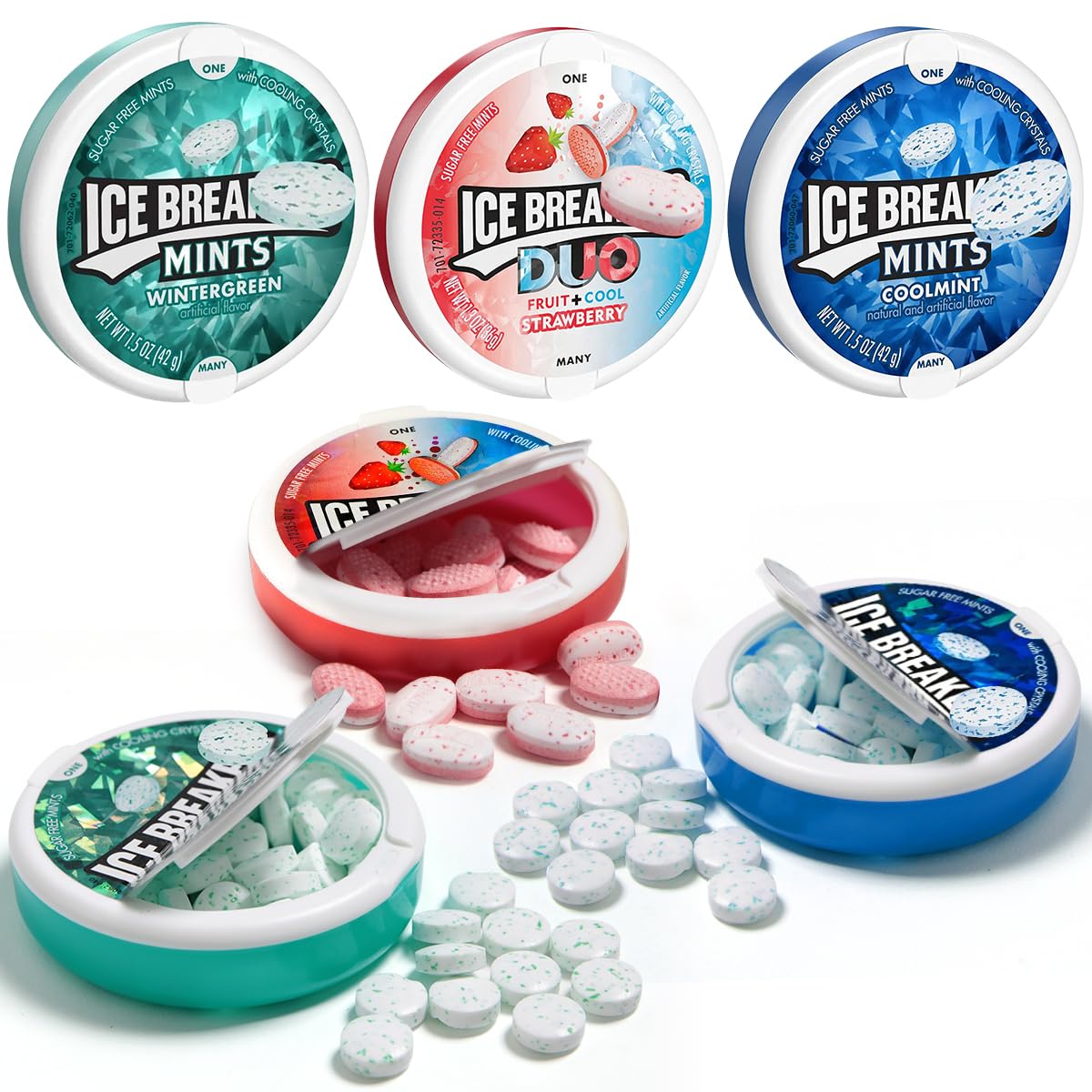 SWEETSIDE CANDY CO Ice Breakrs Variety Pack front view for on the go freshness