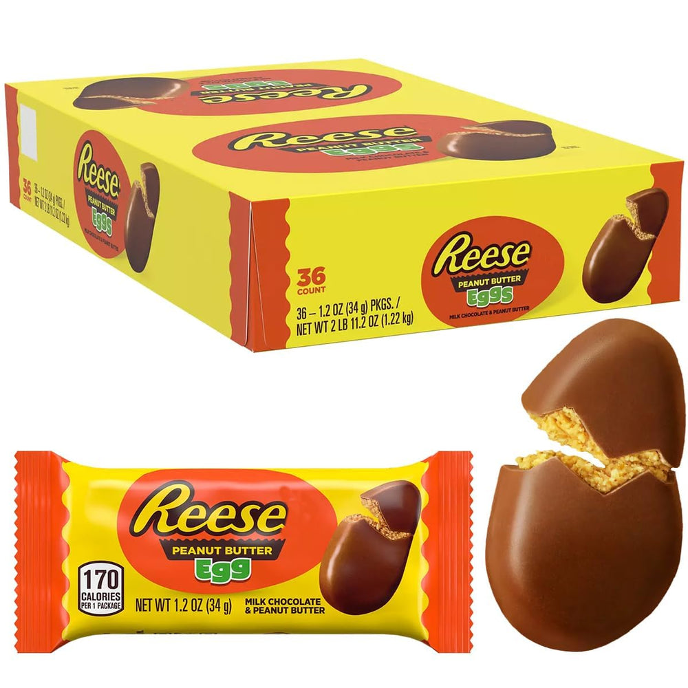 SWEETSIDE CANDY CO. Reese's Eggs arranged for Easter baskets and celebrations.