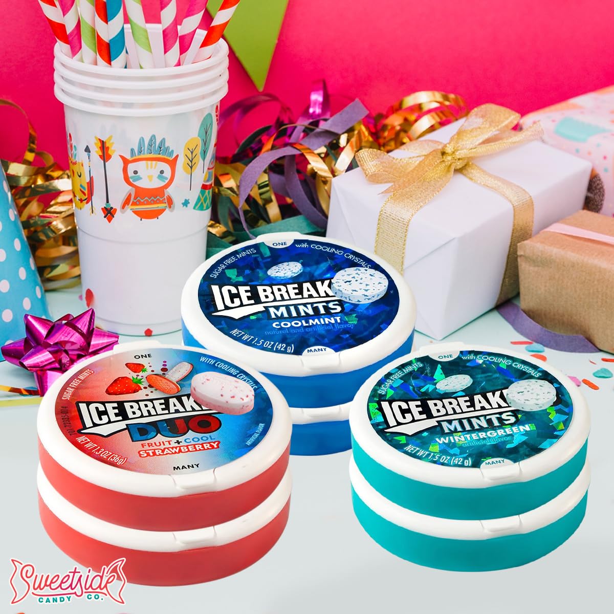 SWEETSIDE CANDY CO Sugar free mints collection for guilt free refresh