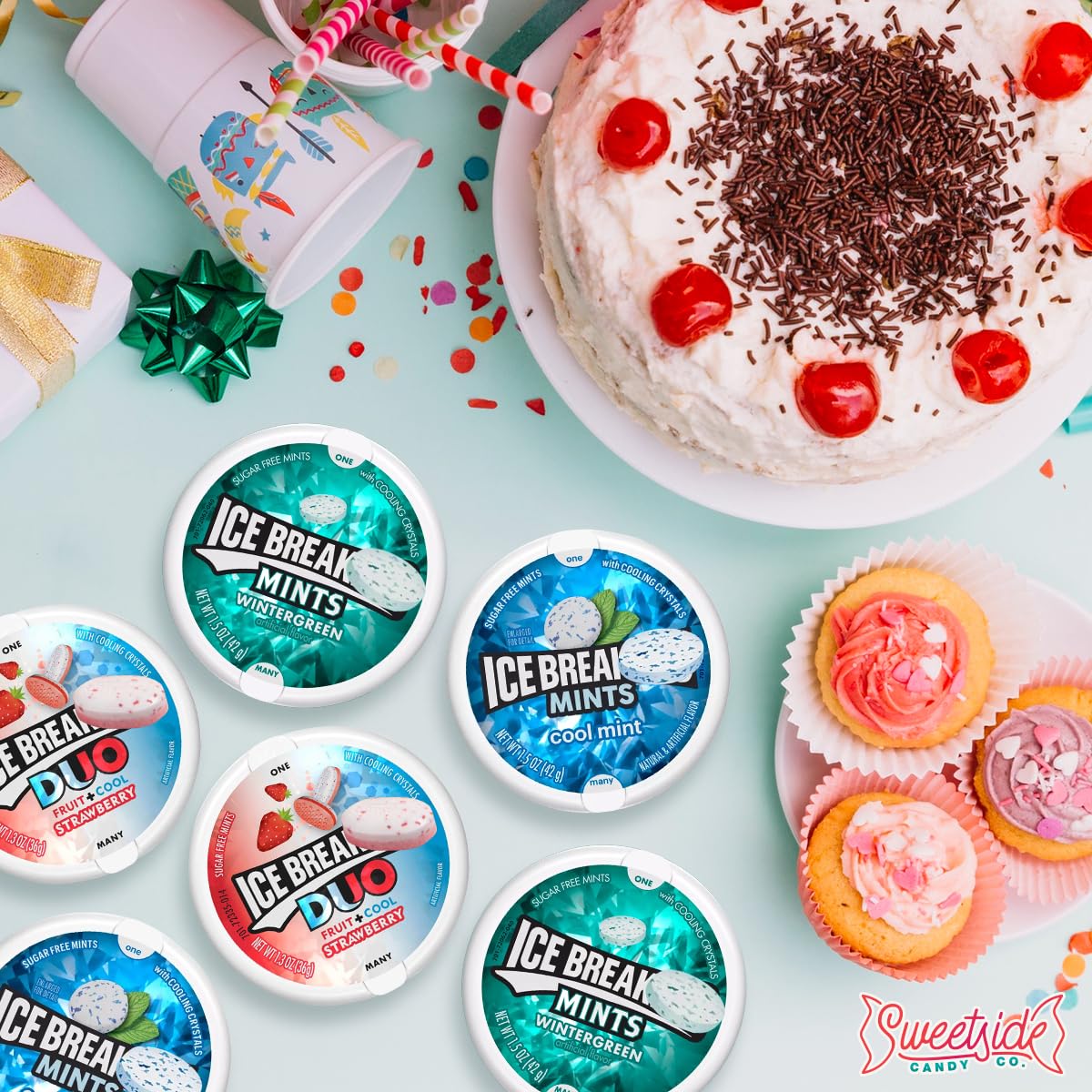 SWEETSIDE CANDY CO Travel size mint packs for pockets and purses