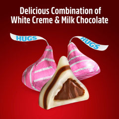 SWEETSIDE Hugs Pink and White chocolates, smooth textures for celebrations.