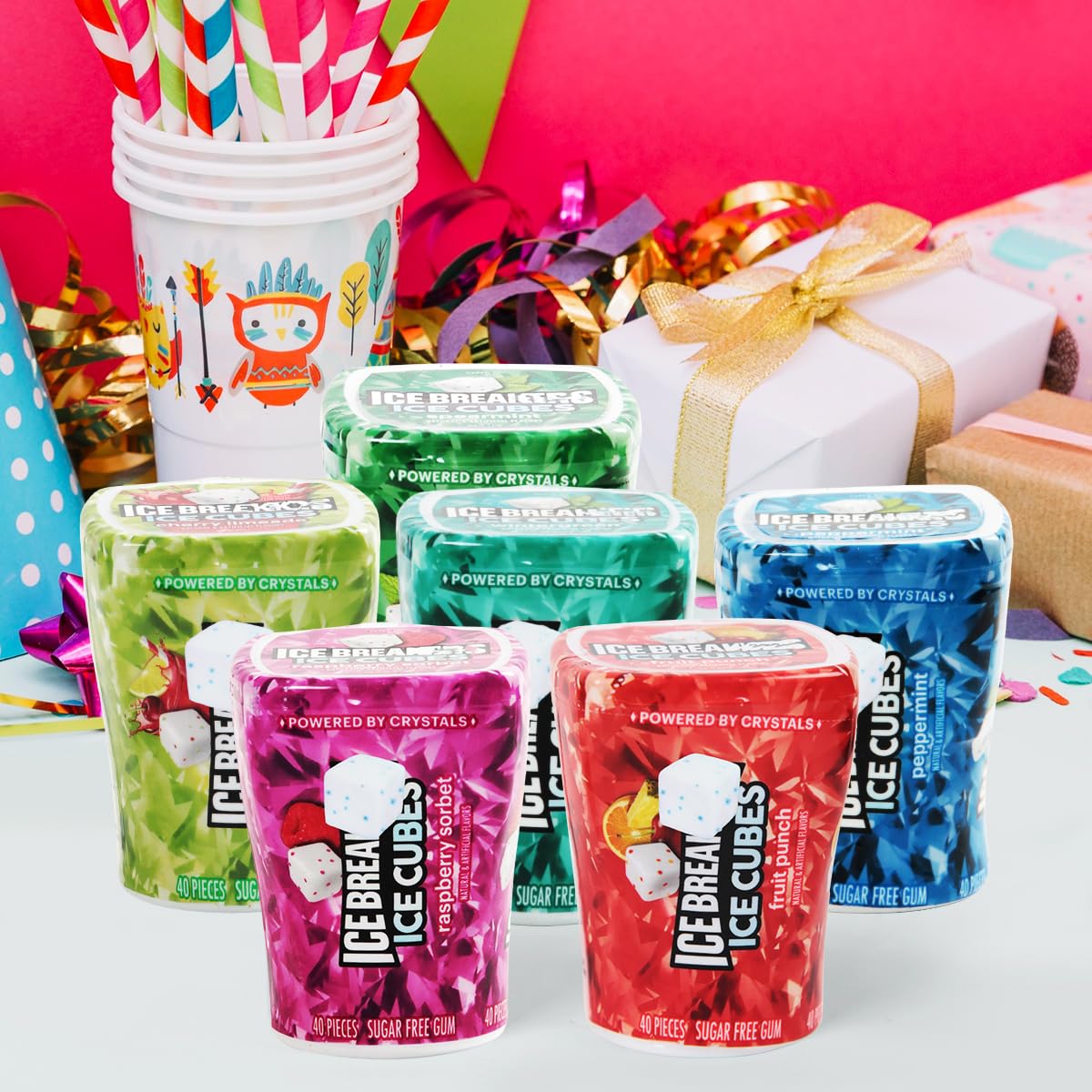 SWEETSIDE IceCubes fruit punch piece delivers lively flavor for breaks.