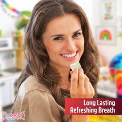 SWEETSIDE IceCubes peppermint piece offers a crisp, cooling bite wherever you are.