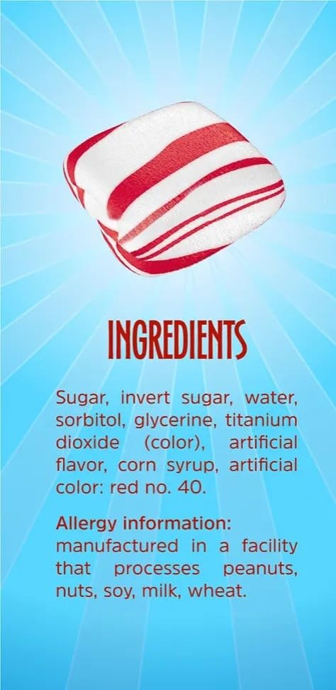 SWEETSIDE peppermint mints individually wrapped for on-the-go freshness.