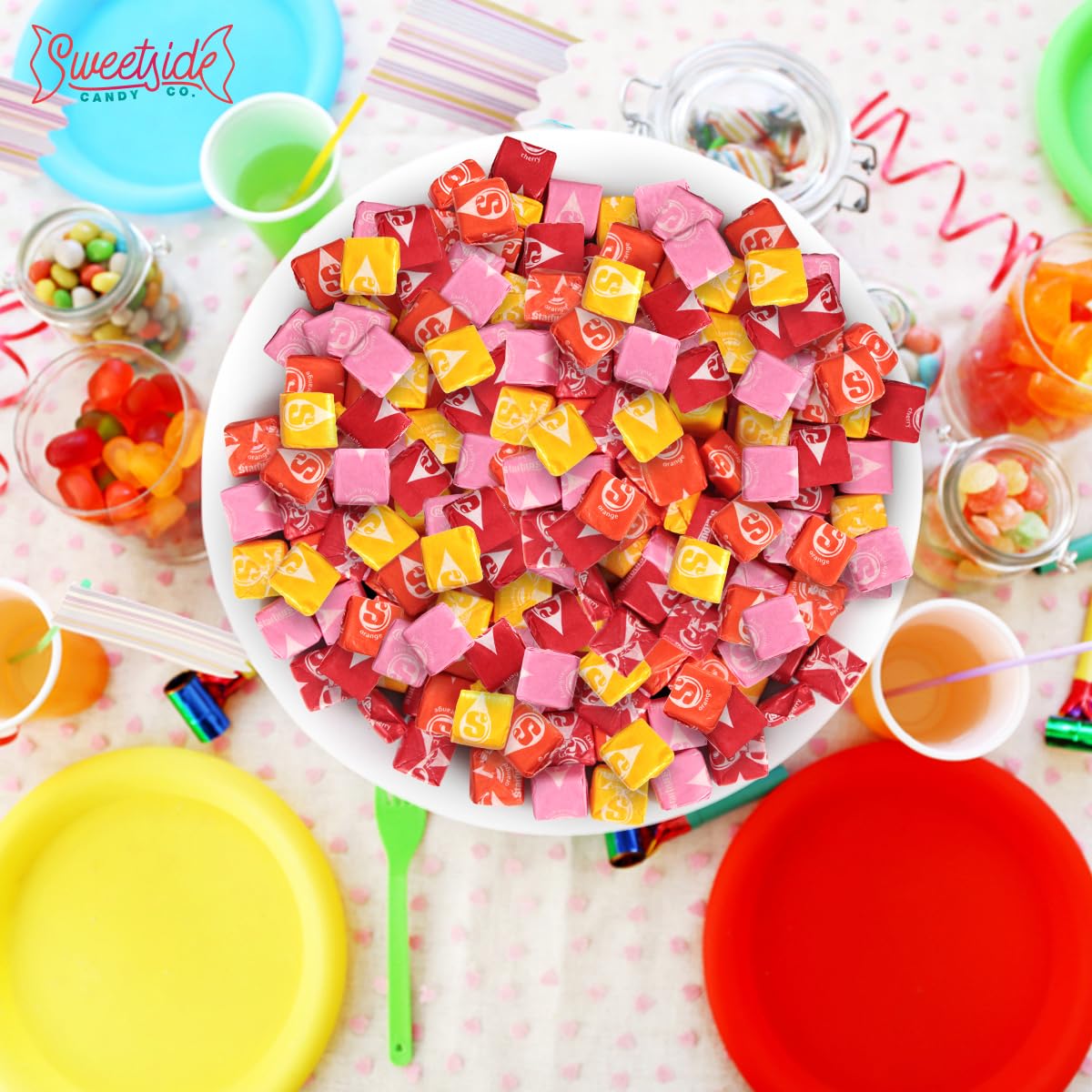 SWEETSIDE STARBRST on-the-go snack for lunchboxes and movies.