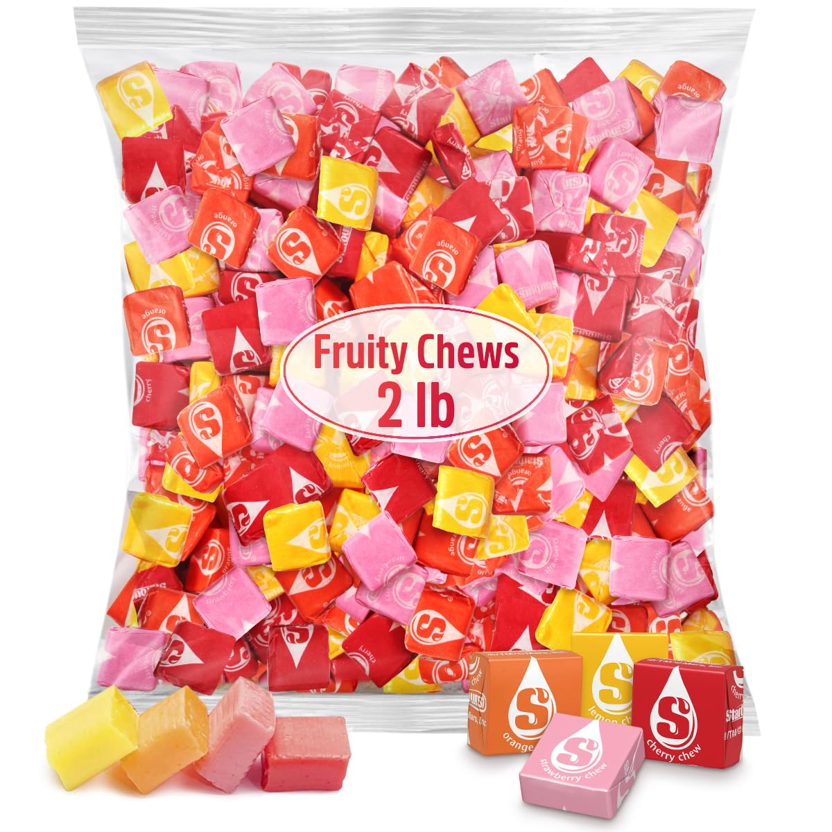 SWEETSIDE STARBRST red candy bulk for eye-catching wedding buffets.