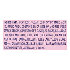SweeTARTS Chewy Fusions Berry Punch flavor close-up suggests a fruity, tangy bite