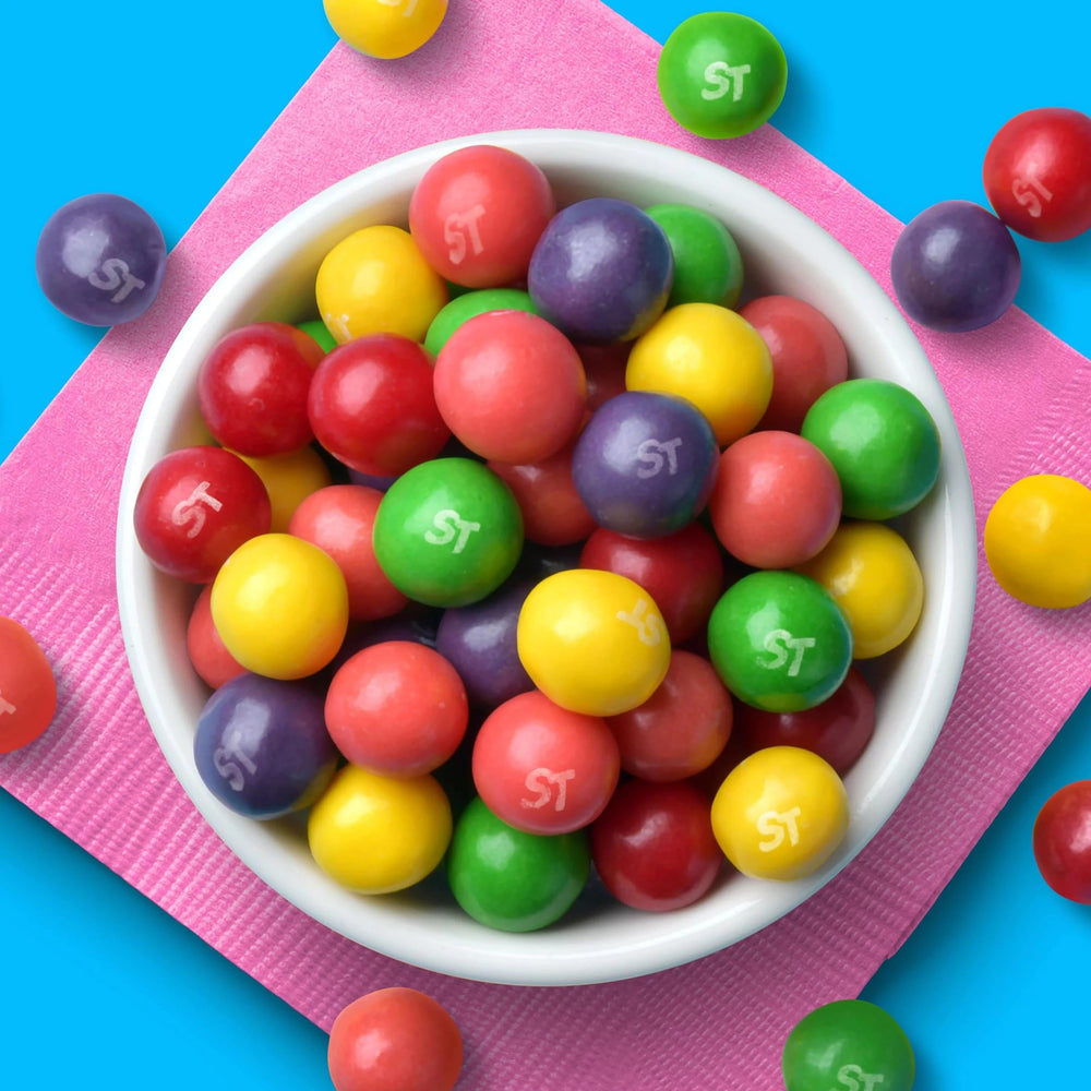 SweeTARTS Chewy Fusions Strawberry Punch flavor portrait shows bright, tart appeal