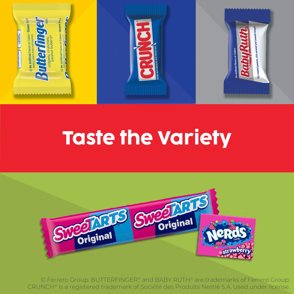 SweetTarts mini candy bag with tart fruit bites for treats and desserts.