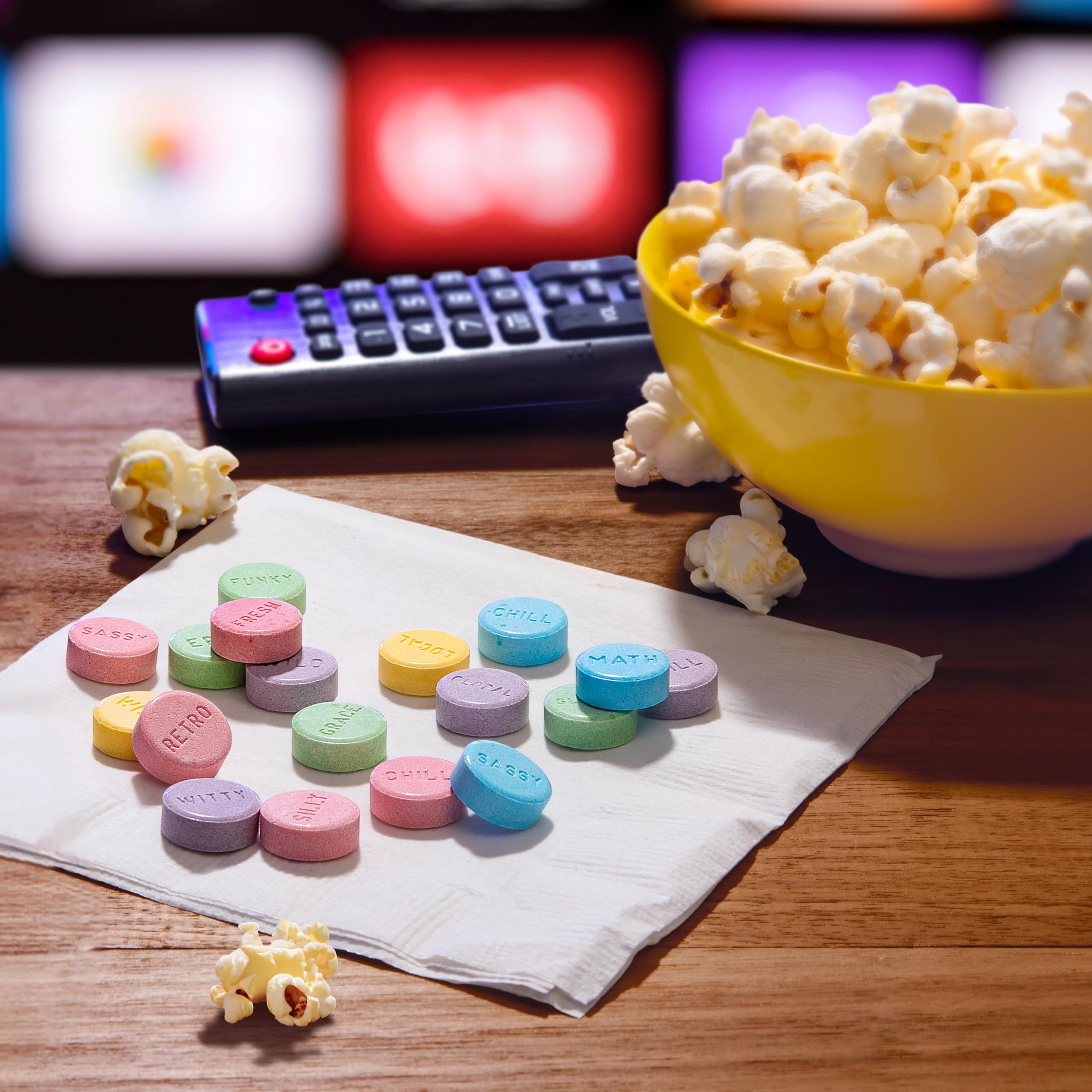 SweeTARTS Original variety flavors palette with colors
