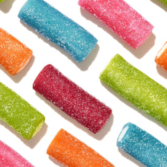 Open bag ready to share SweeTARTS Rope Bites Mixed Fruit