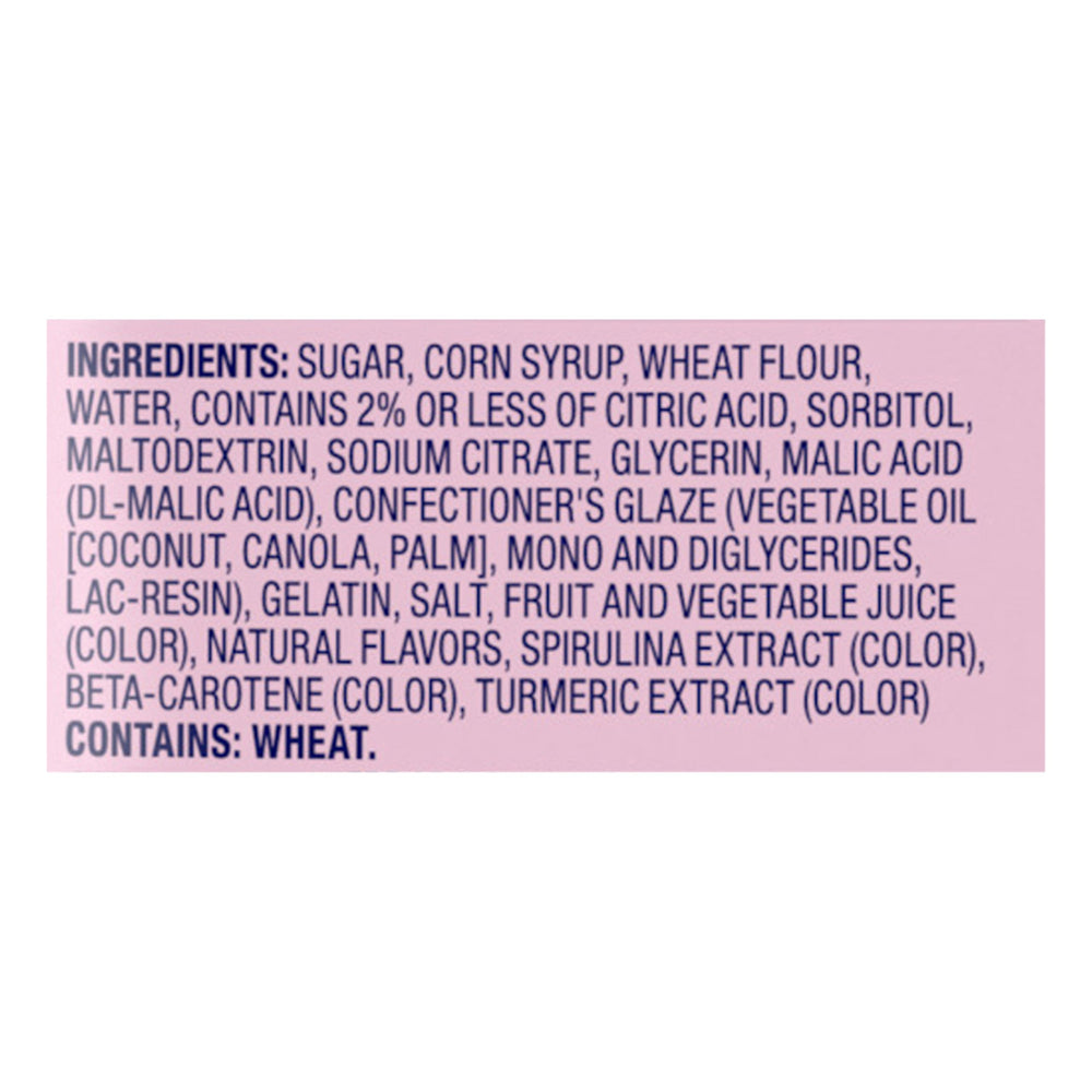 Close-up of SweeTARTS Rope Bites ropes with tangy filling