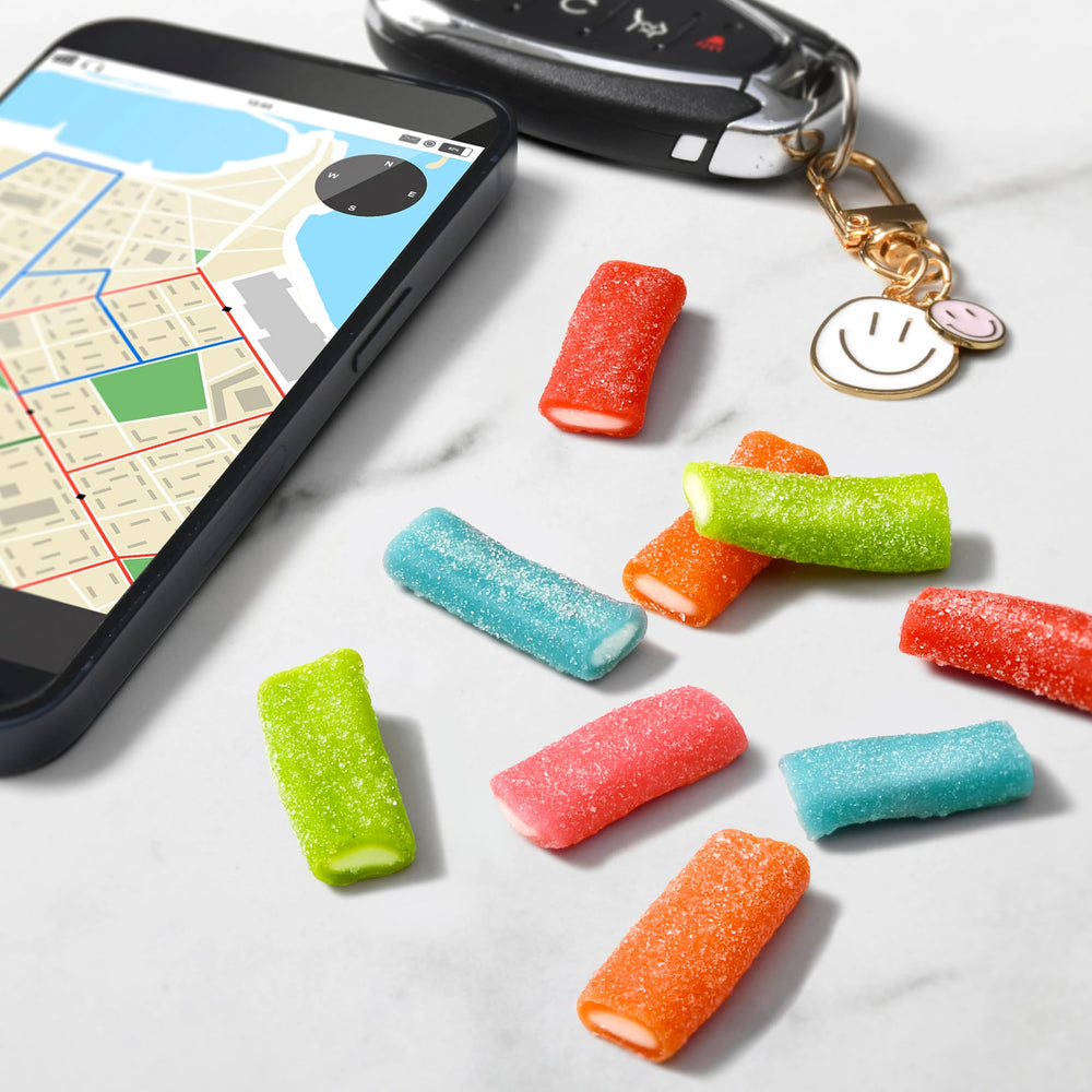 Taste-test scene highlighting bold sweet-tart balance in each bite