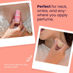 Sweetums SweetSpot application on wrist for discreet fragrance