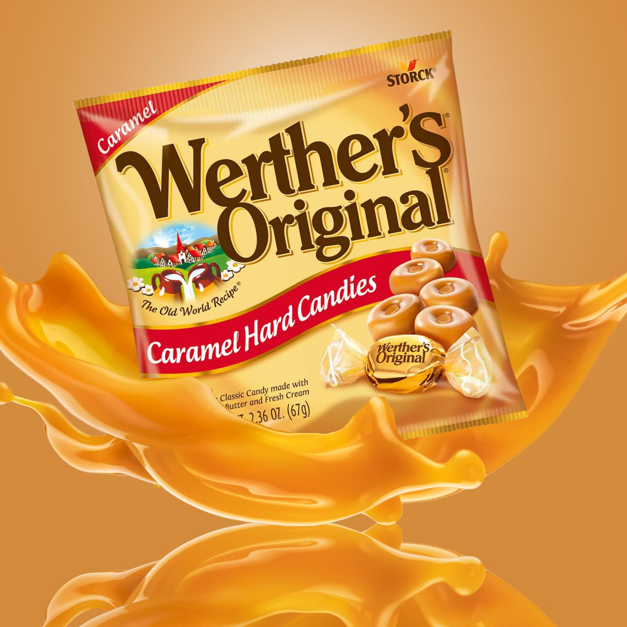 Sweetzo bite-sized caramel treats melt smoothly for quick indulgence