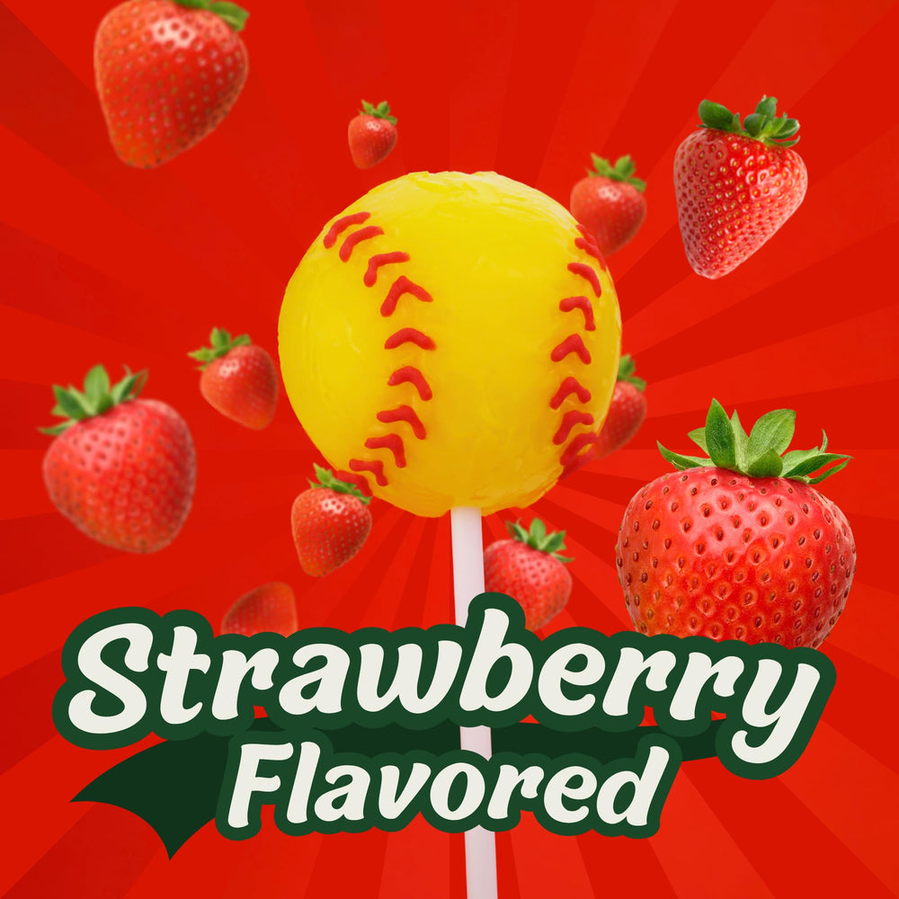 Sweetzo coach gift idea with vibrant softball-shaped sweets.