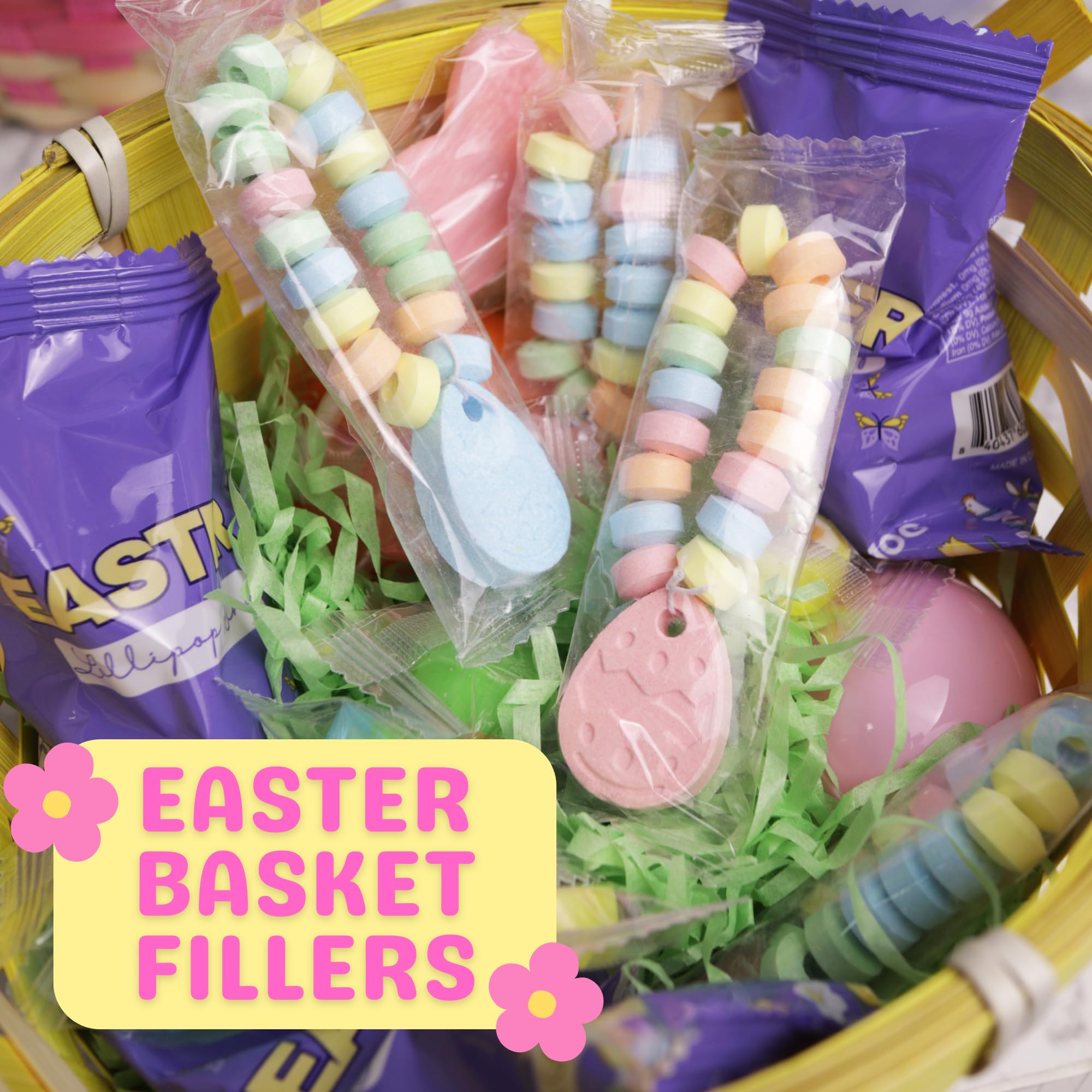 Sweetzo Easter Bracelet wearability: pastel beads double as edible treat