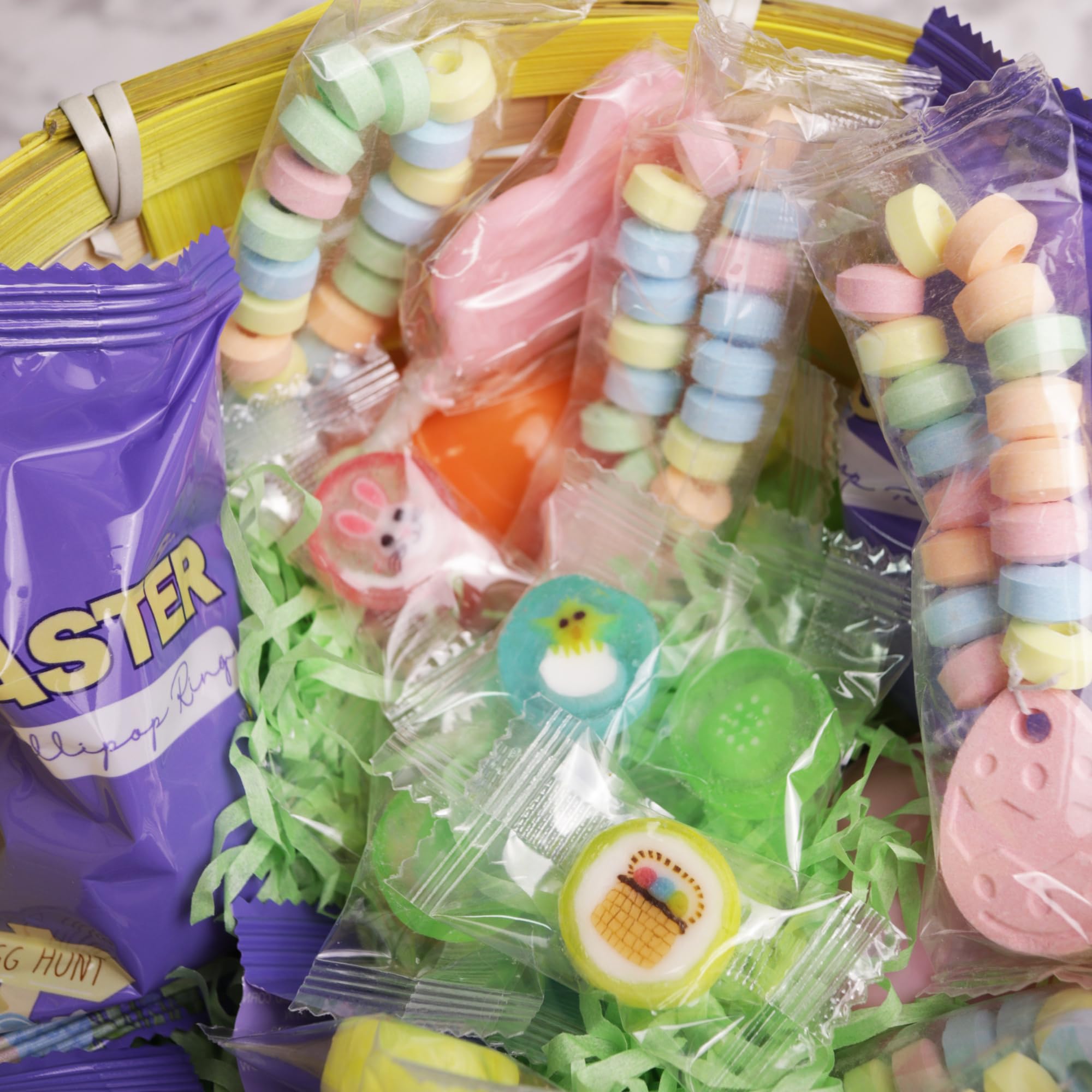 Sweetzo Easter Cut Rock Candy perfect party favors and bowls.