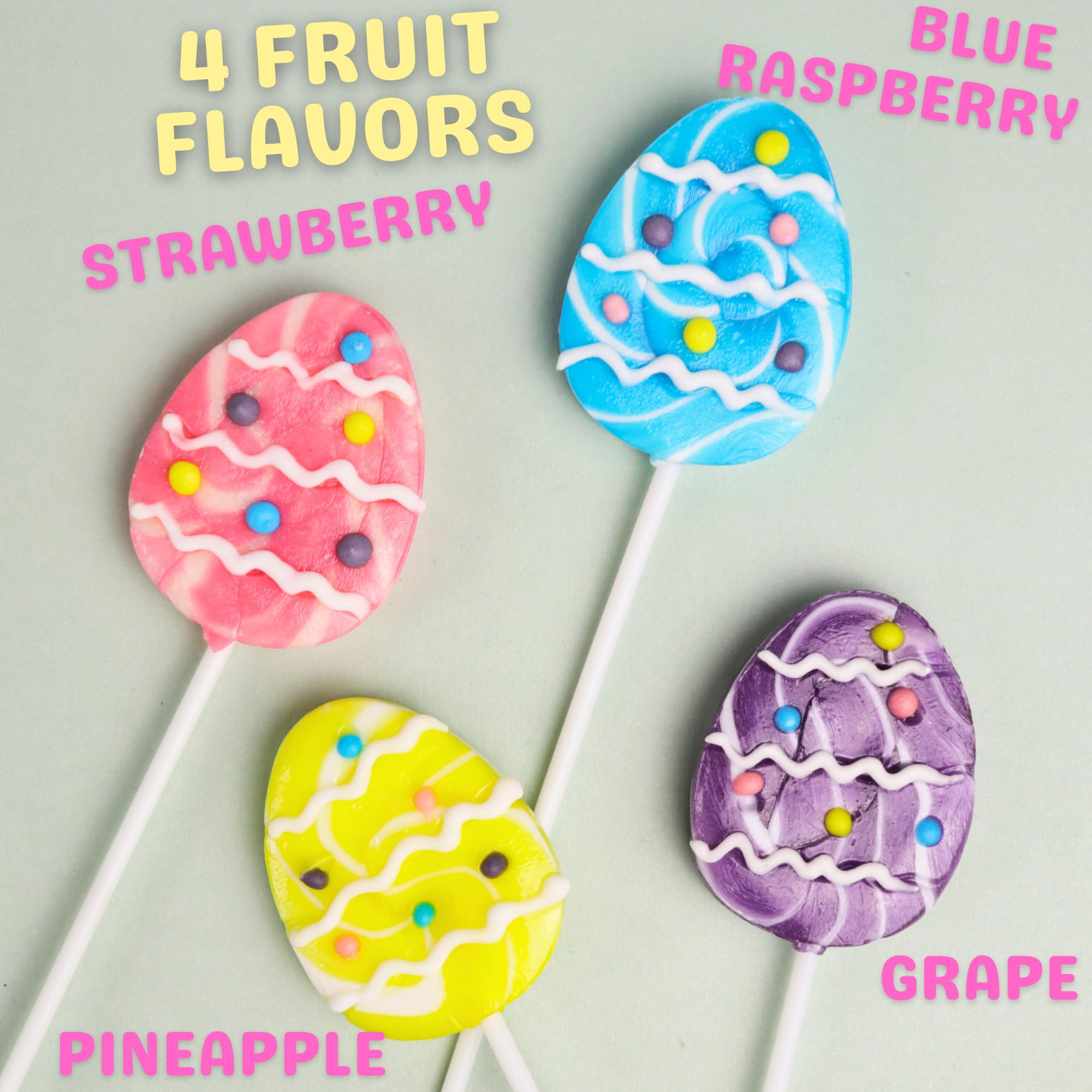 Bright, shareable Sweetzo lollipops for classroom treats