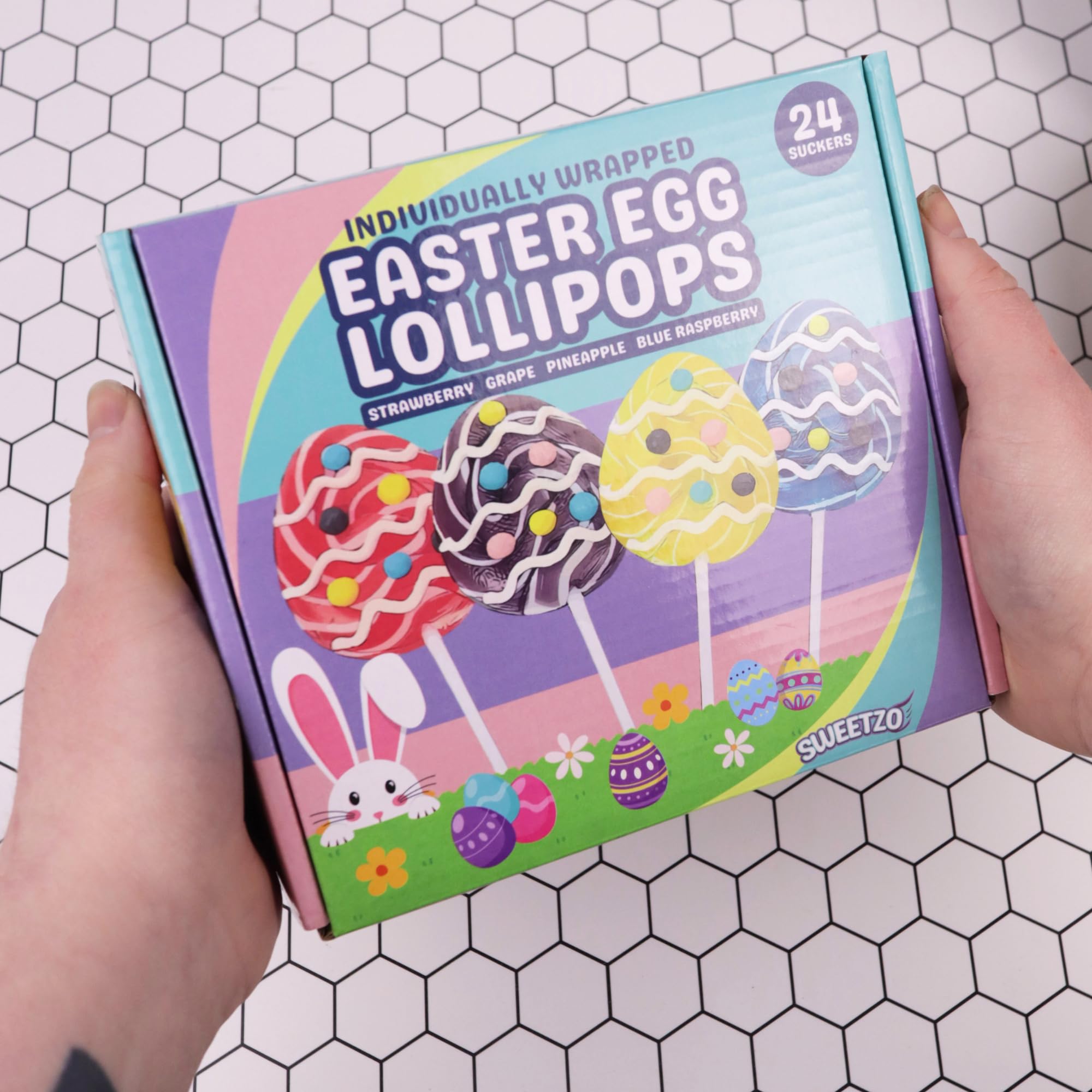 Pineapple flavor Sweetzo lollipop brightening spring events