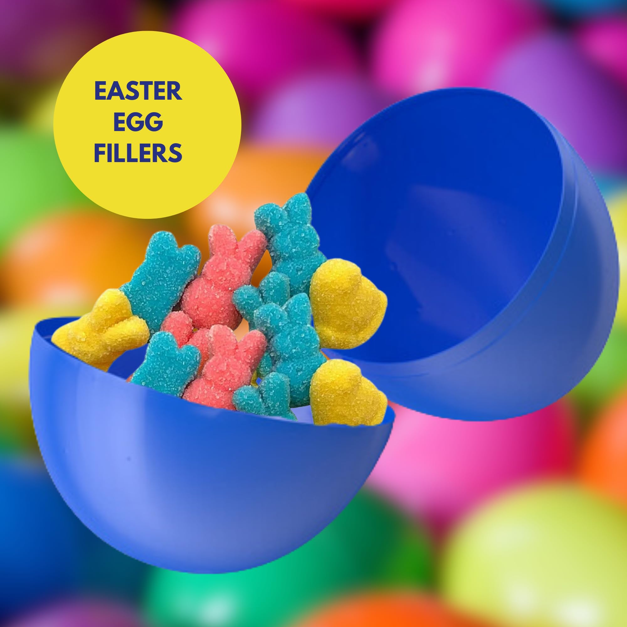 Sweetzo Easter Peeps Gummies used as party favors for spring events