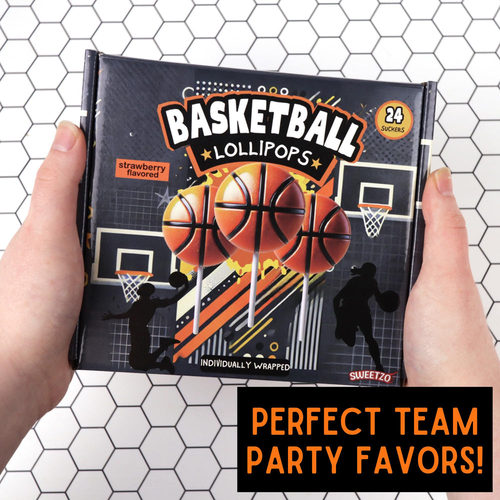 Sweetzo lollipops in a sports-themed display to engage fans.