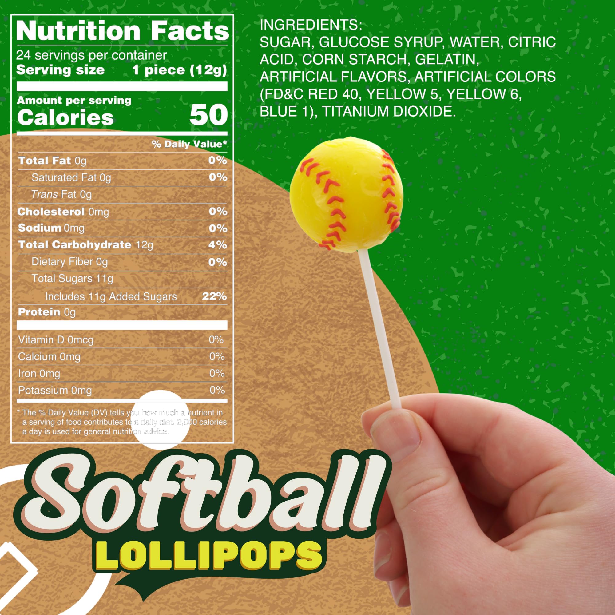 Sweetzo strawberry-flavored suckers, individually wrapped for sharing at games.