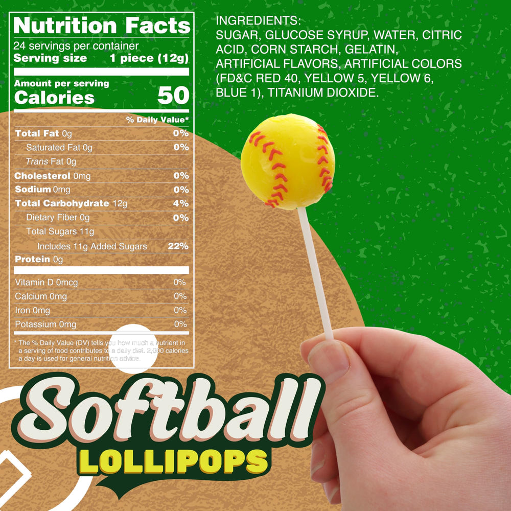 Sweetzo strawberry-flavored suckers, individually wrapped for sharing at games.