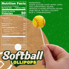 Sweetzo strawberry-flavored suckers, individually wrapped for sharing at games.