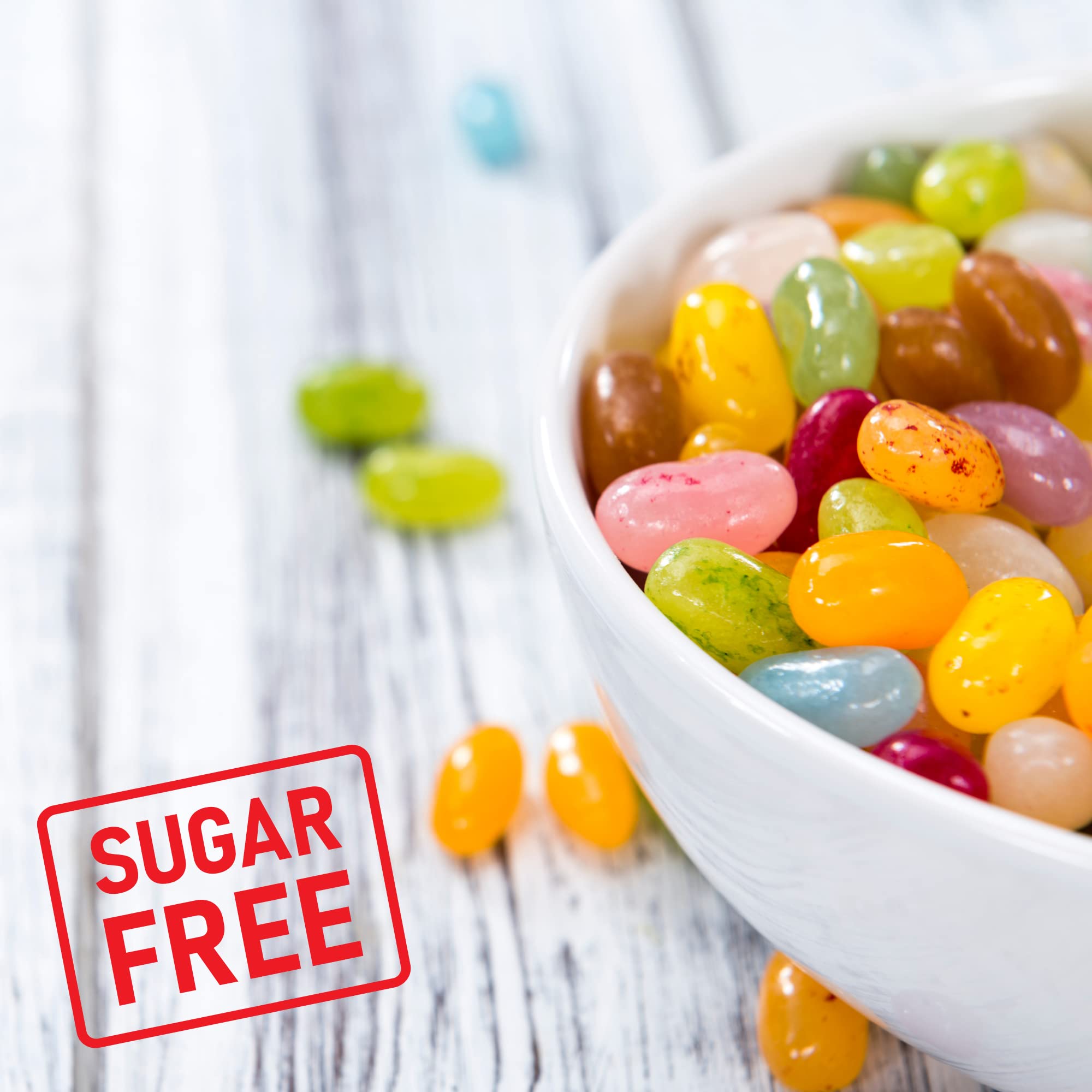 Sweetzo jelly beans ready-to-serve bowl makes party snacking easy.