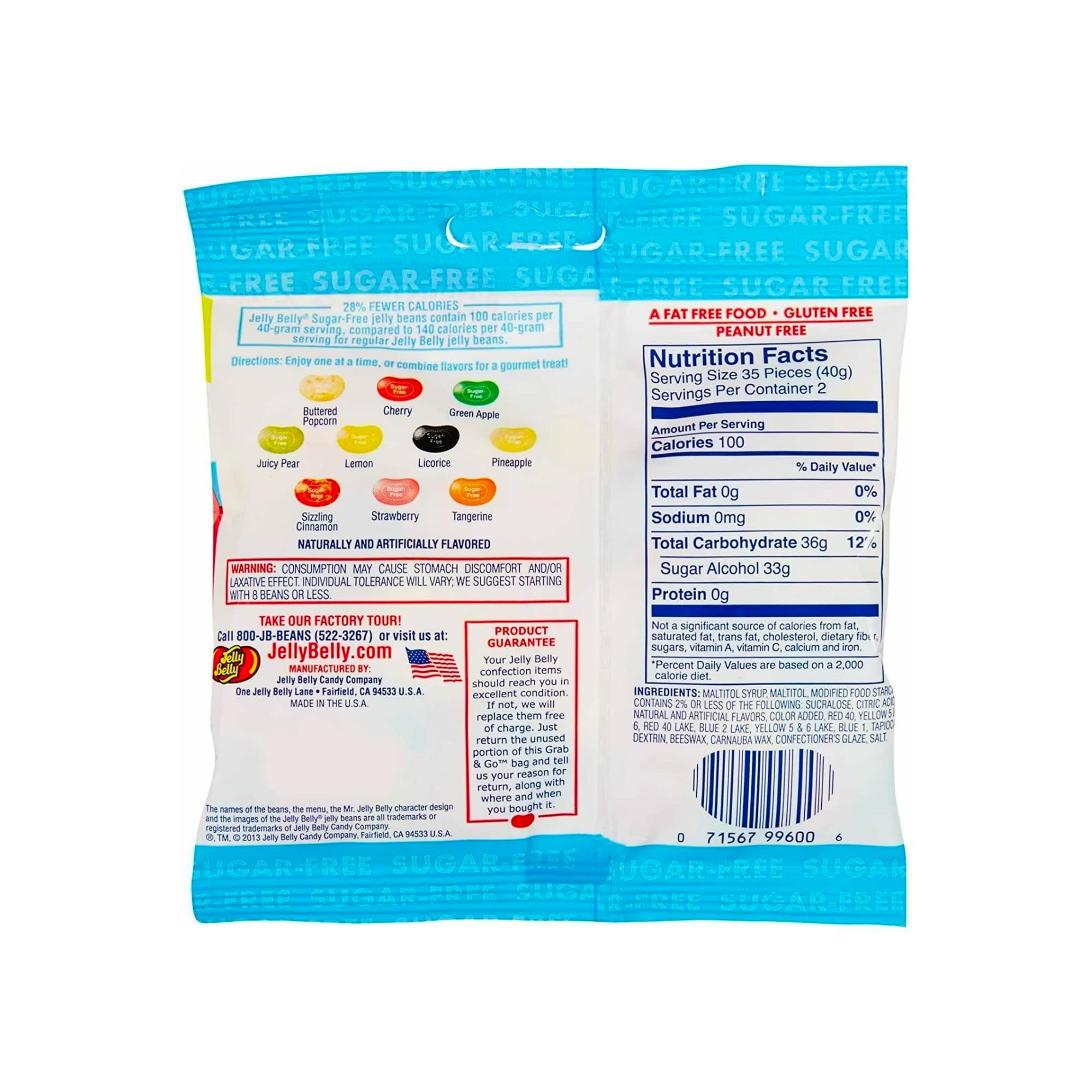 Sweetzo jelly beans variety flavors close-up highlighting fruity options.