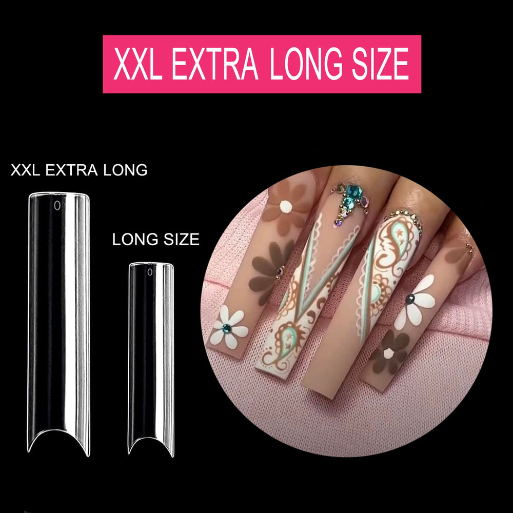 SWETIDY half-cover French nail tips for elegant nail art options.