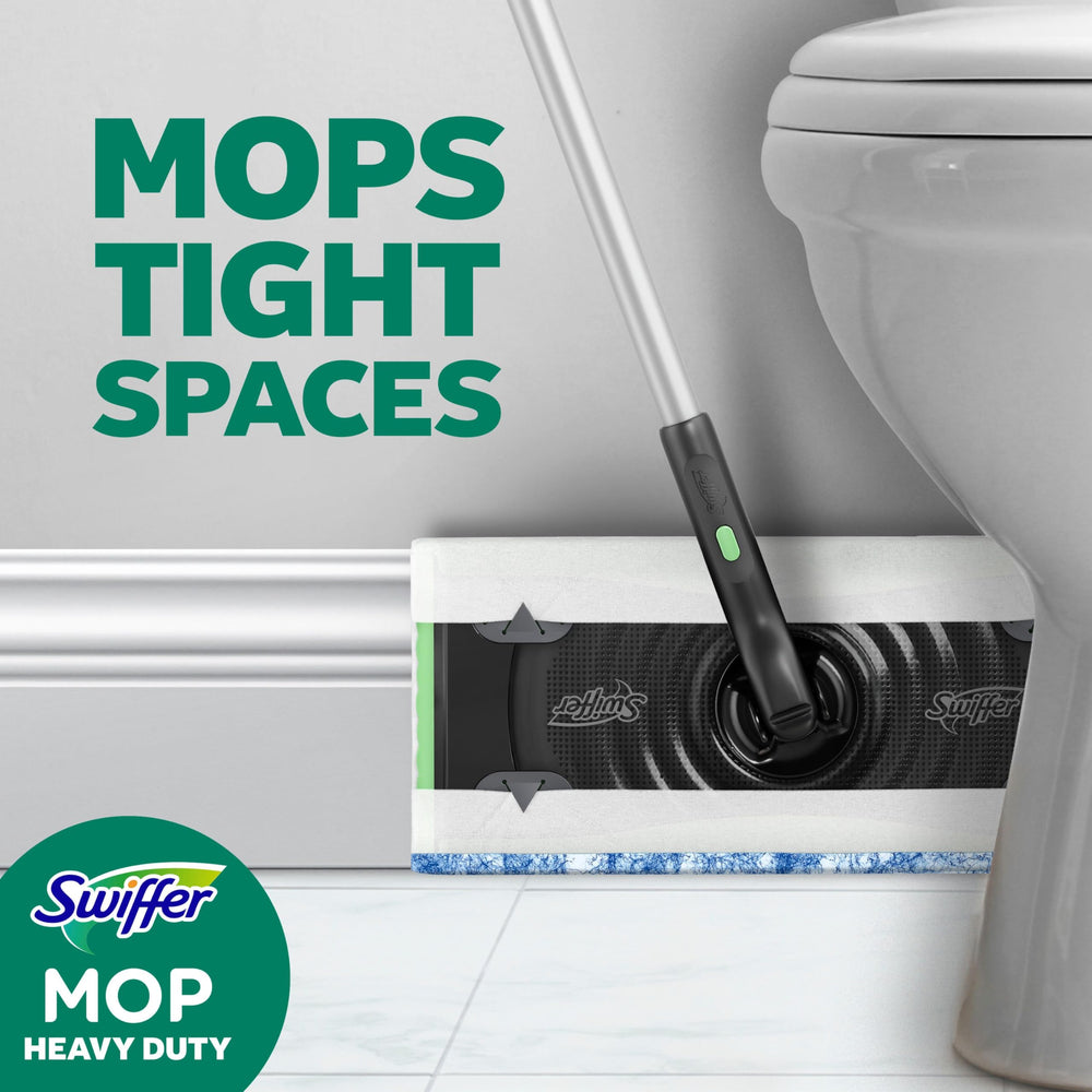 Swiffer is versatile for bathrooms and other compact areas.
